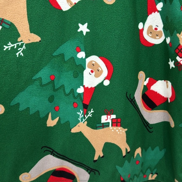 Carter’s Adult Christmas Santa Claus Sled Reindeer  Shirt /Pants Pajama-Size XXL - Picture 5 of 5